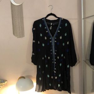 Embroidered free people tunic / dress